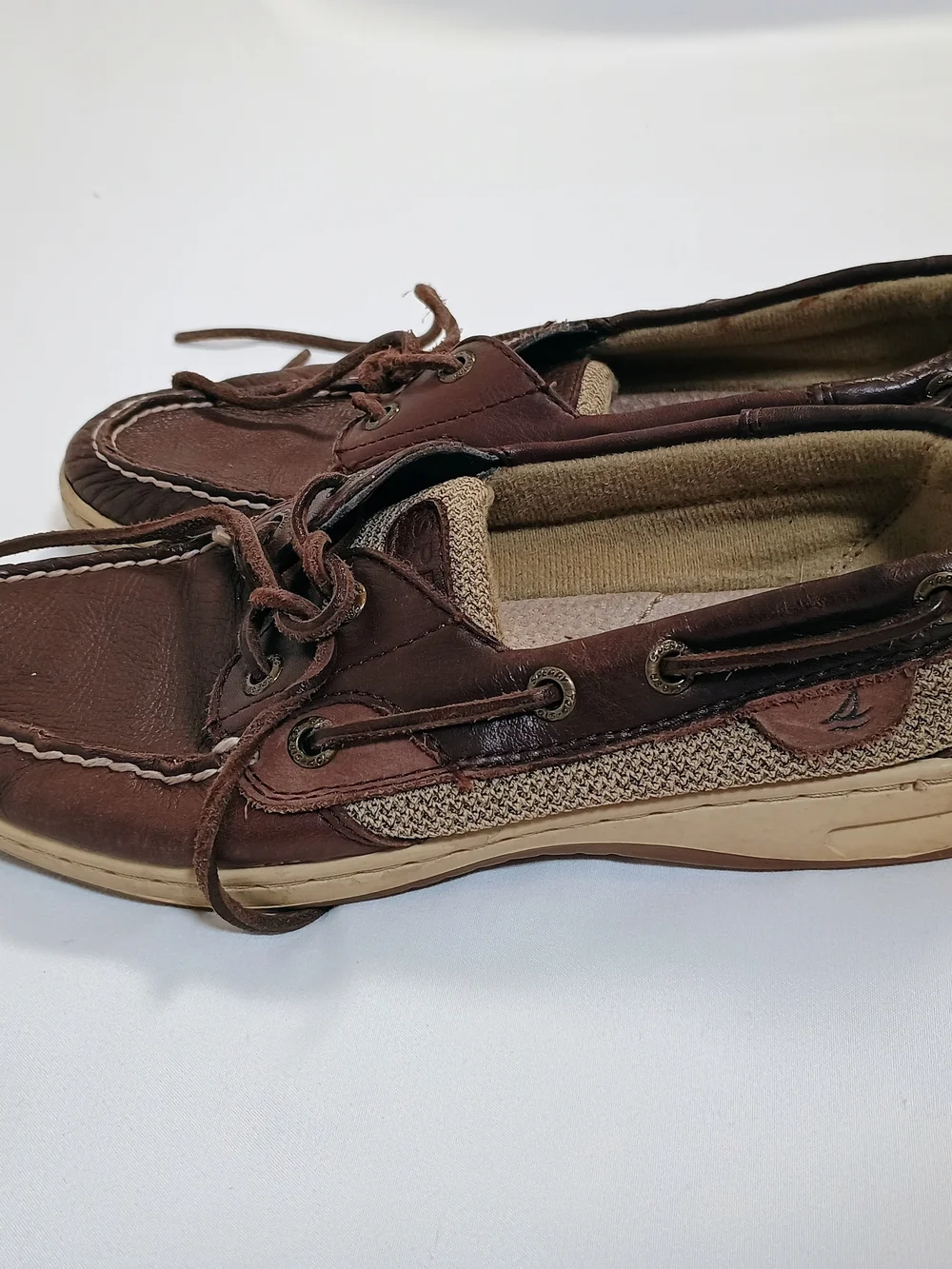 Sperry brown leather